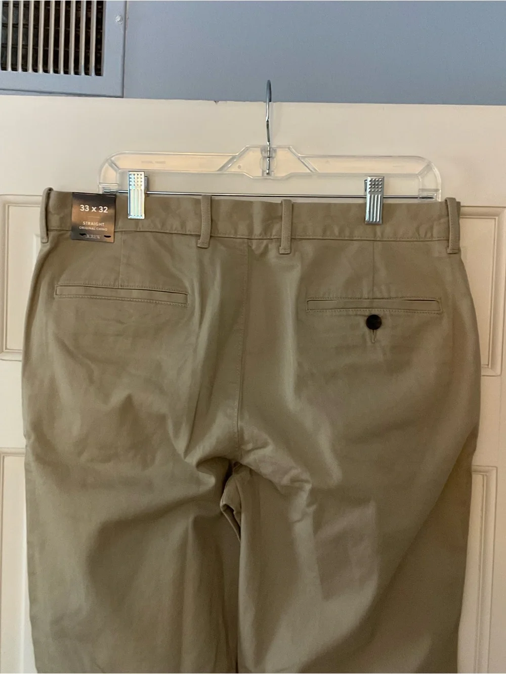 J.Crew Straight-fit original chino pant Burnished Khaki Men’s 33x32 NWT Office